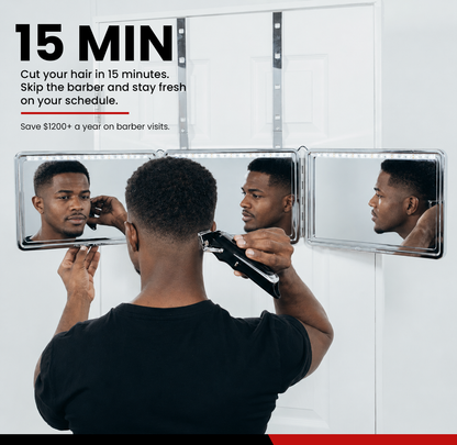Self-Cut System 2.0 Heaven Lights LED 3-Way Mirror