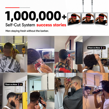Self-Cut System 2.0 Heaven Lights LED 3-Way Mirror