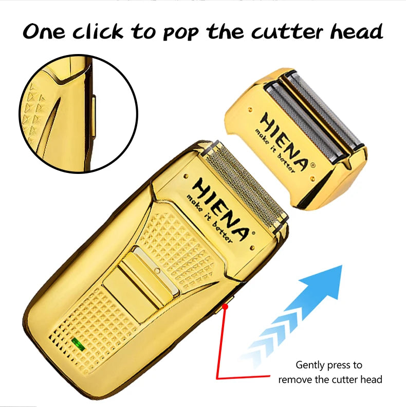 Professional Men's Hair Clipper - Gold Edition