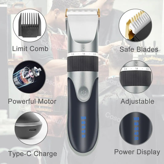 Cordless Rechargeable Hair Clipper