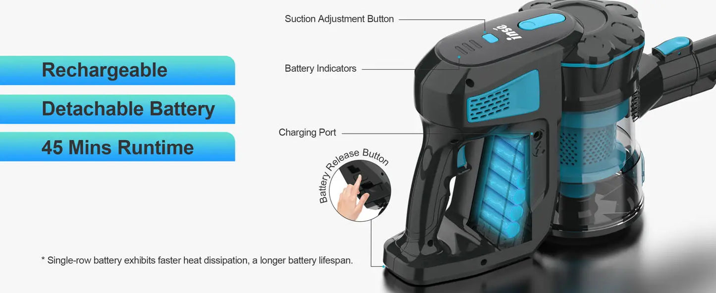 Cordless Stick Handheld Vacuum Cleaner