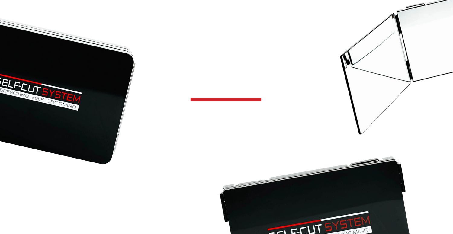 Self Cut System Heaven Light s Mirror w/ SCS Retro Kit Clipper & Trimmer Set